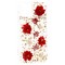 Чехол-накладка пластиковая KZDOO Flowers TPU+Dried Flowers+Lucite для Iphone 11 Pro (5.8") силиконовый борт Красная - фото 55738