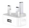 Адаптер сетевой для Apple USB Power Adapter (England) Выход: 5V/ 1A (A1399) White (MB706 LLA) ORIGINAL - фото 55978