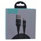 Дата-кабель USB Hoco U46 Tricyclic silicone charging data cable MicroUSB (1.0 м) Black - фото 37139