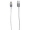 Дата-кабель USB Remax Linyo Series Cable (RC-088i) LIGHTNING 2.1A круглый (1.0 м) Серебристый - фото 37235