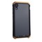 Чехол-накладка противоударный (AL&Glass) для Apple iPhone XR (6.1") G-Solace золотисто-черный ободок - фото 29851