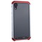 Чехол-накладка противоударный (AL&Glass) для Apple iPhone XR (6.1") G-Solace красно-белый ободок - фото 29852