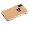 Чехол-накладка силиконовый J-case Metal touch Series Matt 0.5mm для iPhone XS/ X (5.8") Золотистый - фото 30366