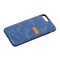 Чехол-накладка XOOMZ для iPhone 8 Plus/ 7 Plus (5.5") Pocket PU Back Cover (XIP7019) джинсовый Голубой - фото 30608