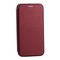 Чехол-книжка кожаный Innovation Case для Samsung Galaxy S10e Бордовый - фото 30886