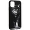 Чехол-накладка силикон MItriFON для iPhone 11 (6.1") 0.8мм с флуоресцентным рисунком Волк Черный - фото 31382