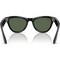 Ray-Ban Skyler RW4010 Shiny Black/ Green lenses Size M - фото 100282