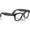 Ray-Ban Wayfarer RW4008 Matte Black/ Transitions Graphite Green lenses Size L - фото 100295