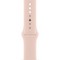 Apple Watch SE 44mm Gold Aluminum Case with Pink Sand Sport Band - фото 42149