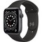 Apple Watch Series 6 GPS 44mm Space Gray Aluminum Case with Black Sport Band (серый космос/черный)(M00H3RU) - фото 31952