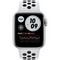 Apple Watch Nike SE 40mm Silver Aluminum Case with Pure Platinum/Black Nike Sport Band (MYYD2RU) - фото 32480
