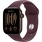 Apple Watch Series 12 42mm GPS Dark Bronze Aluminum Case with Burgundy Sport Band SM/ML - фото 105060