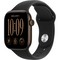 Apple Watch Series 12 42mm GPS Dark Bronze Aluminum Case with Black Sport Band SM/ML - фото 105090