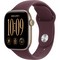 Apple Watch Series 12 42mm GPS Light Gold Aluminum Case with Burgundy Sport Band SM/ML - фото 105105