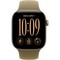 Apple Watch Series 12 42mm GPS Light Gold Aluminum Case with Olive Sport Band SM/ML - фото 105108