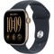 Apple Watch Series 12 42mm GPS Light Gold Aluminum Case with Navy Blue Sport Band SM/ML - фото 105109