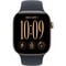 Apple Watch Series 12 42mm GPS Light Gold Aluminum Case with Navy Blue Sport Band SM/ML - фото 105110