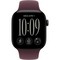 Apple Watch Series 12 42mm GPS Black Aluminum Case with Burgundy Sport Band SM/ML - фото 105125