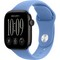 Apple Watch Series 12 42mm GPS Black Aluminum Case with Wildflower Blue Sport Band SM/ML - фото 105130