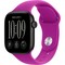 Apple Watch Series 12 42mm GPS Black Aluminum Case with Magenta Sport Band SM/ML - фото 105132