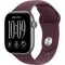 Apple Watch Series 12 42mm GPS Space Gray Aluminum Case with Burgundy Sport Band SM/ML - фото 105140