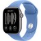 Apple Watch Series 12 42mm GPS Space Gray Aluminum Case with Wildflower Blue Sport Band SM/ML - фото 105146