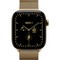 Apple Watch Series 12 42mm GPS + Cellular Radiant Gold Titanium Case with Natural Milanese Loop - фото 105174