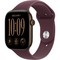 Apple Watch Series 12 46mm GPS Dark Bronze Aluminum Case with Burgundy Sport Band SM/ML - фото 105189