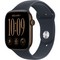 Apple Watch Series 12 46mm GPS Dark Bronze Aluminum Case with Navy Blue Sport Band SM/ML - фото 105198