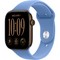 Apple Watch Series 12 46mm GPS Dark Bronze Aluminum Case with Wildflower Blue Sport Band SM/ML - фото 105201