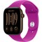 Apple Watch Series 12 46mm GPS Dark Bronze Aluminum Case with Magenta Sport Band SM/ML - фото 105204