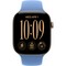 Apple Watch Series 12 46mm GPS Light Gold Aluminum Case with Wildflower Blue Sport Band SM/ML - фото 105244