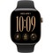 Apple Watch Series 12 46mm GPS Light Gold Aluminum Case with Black Sport Band SM/ML - фото 105248