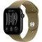 Apple Watch Series 12 46mm GPS Black Aluminum Case with Olive Sport Band SM/ML - фото 105255