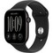 Apple Watch Series 12 46mm GPS Black Aluminum Case with Black Sport Band SM/ML - фото 105263
