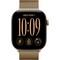 Apple Watch Series 12 46mm GPS Light Gold Aluminum Case with Radiant Gold Milanese Loop - фото 105289