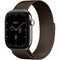 Apple Watch Series 12 46mm GPS + Cellular Natural Titanium Case with Dark Bronze Milanese Loop - фото 105306