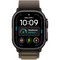 Apple Watch Ultra 4 49mm GPS + Cellular Black Titanium Case with Dark Olive Alpine Loop S/M/L - фото 105319