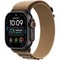 Apple Watch Ultra 4 49mm GPS + Cellular Black Titanium Case with Desert Alpine Loop S/M/L - фото 105322