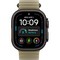 Apple Watch Ultra 4 49mm GPS + Cellular Black Titanium Case with Translucent Kelp Ocean Band - фото 105332