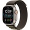 Apple Watch Ultra 4 49mm GPS + Cellular Natural Titanium Case with Dark Olive Alpine Loop S/M/L - фото 105340