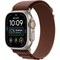 Apple Watch Ultra 4 49mm GPS + Cellular Natural Titanium Case with Burgundy Alpine Loop S/M/L - фото 105343