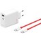 Адаптер питания OnePlus SUPERVOOC 120W Dual Ports GaN White с кабелем - фото 106559