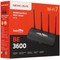 Беспроводной маршрутизатор Mercusys MR27BE, Wi-Fi 7 802.11be 3568Мбит/с, 2.4+5ГГц, 3xGLAN, 1xGWAN чёрный - фото 107403
