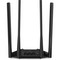 Беспроводной маршрутизатор Mercusys MR30G, Wi-Fi 5 802.11ac 1167Мбит/с, 2.4+5ГГц, 2xGLAN, 1xGWAN чёрный - фото 107406