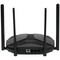 Беспроводной маршрутизатор Mercusys MR80X, Wi-Fi 6 802.11ax 2976Мбит/с, 2.4+5ГГц, 3xGLAN, 1xGWAN чёрный - фото 107425