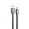 Дата-кабель USB Remax Knight Cable (RC-043m) MicroUSB плоский 2.1A fast charging (1.0 м) Графитовый - фото 55902