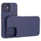 Чехол-накладка кожаный TOTU Emperor Series Leather Case для iPhone 12 mini 2020 г. (5.4") Темно-синий - фото 38721