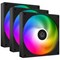 Вентилятор 120мм ID-Cooling AS-120-ARGB-K Trio 3-Pack PWM Black Ret - фото 109396