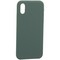 Накладка силиконовая MItrifON для iPhone XS/ X (5.8") без логотипа Pine - Бриллиантово-зеленый №58 - фото 39191